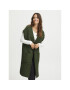 Fransa Cardigan 20612719 Verde Regular Fit - Pled.ro