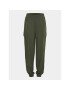 Fransa Pantaloni din material 20612726 Verde Regular Fit - Pled.ro