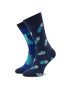 Funny Socks Șosete Înalte Unisex Peacooks SM1/65 Bleumarin - Pled.ro