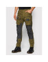 G-Star Raw Pantaloni din material 3D Cargo D19756-9706-C744 Verde Regular Fit - Pled.ro