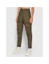 G-Star Raw Pantaloni din material Pabe Poplin Verde Regular Fit - Pled.ro