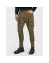 G-Star Raw Pantaloni din material Zip Pocket 3D D21975-C105-B230 Verde Skinny Fit - Pled.ro