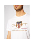 Gant Tricou Archive Shield 2003099 Alb Regular Fit - Pled.ro