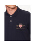 Gant Tricou polo Archive Shield 2002014 Albastru Regular Fit - Pled.ro