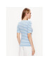 Gant Tricou Striped 4203432 Albastru Slim Fit - Pled.ro