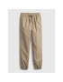 Gap Pantaloni din material 707988-03 Kaki Regular Fit - Pled.ro