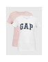 Gap Set 2 tricouri 548683-02 Roz Regular Fit - Pled.ro