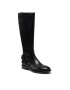 Geox Cizme lungi riding D Brogue C D162UC 00043 C9999 Negru - Pled.ro