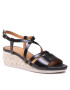 Geox Espadrile D Ischia Corda D35HHA 00043 C9999 Negru - Pled.ro