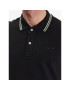 Geox Tricou polo Piquet M3511A-T2649 F9000 Negru Regular Fit - Pled.ro