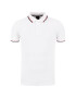 Geox Tricou polo Sustainable M0210A T2649 F1492 Alb Regular Fit - Pled.ro