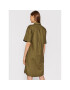 Gestuz Rochie tip cămașă Assagz 10905381 Verde Loose Fit - Pled.ro