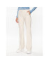 Gina Tricot Pantaloni din material 18690 Bej Regular Fit - Pled.ro