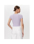 Gina Tricot Tricou Basic 17957 Violet Regular Fit - Pled.ro