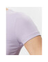 Gina Tricot Tricou Basic 17957 Violet Regular Fit - Pled.ro