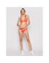 Guess Bikini partea de sus Triangle E1GJ53 MC03P Portocaliu - Pled.ro