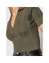 Guess Bluză Amalia Henley W1BR02 Z2UK0 Verde Slim Fit - Pled.ro