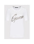 Guess Bluză W2RR28 Z2NQ0 Alb Slim Fit - Pled.ro