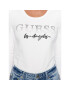 Guess Bluză W3BI35 J1314 Alb Slim Fit - Pled.ro