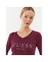 Guess Bluză W3BR24 Z2NQ2 Vișiniu Slim Fit - Pled.ro