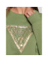 Guess Bluză W3RQ01 K4BD0 Verde Regular Fit - Pled.ro