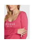 Guess Bluză Carrie O2BM31 KBBU1 Roz Regular Fit - Pled.ro