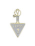 Guess Breloc Mirror Triangle Keyring RW7424 P2201 Albastru - Pled.ro