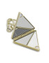 Guess Breloc Mirror Triangle Keyring RW7424 P2201 Albastru - Pled.ro