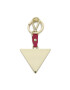 Guess Breloc Saffiano Triangle Keyring RW7421 P2201 Roz - Pled.ro