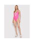 Guess Costum de baie E02J33 LY00K Roz - Pled.ro