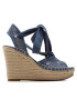 Guess Espadrile Halona FL6HLO FAL04 Bleumarin - Pled.ro