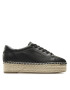 Guess Espadrile Malee FL6MLE LEA14 Negru - Pled.ro