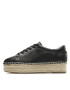 Guess Espadrile Malee FL6MLE LEA14 Negru - Pled.ro