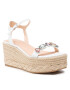 Guess Espadrile Osia FL6OSI LEA03 Alb - Pled.ro