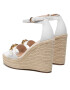 Guess Espadrile Wendy FL6WEN LEA03 Alb - Pled.ro