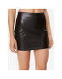 Guess Fustă din imitație de piele W3BD54 K8S30 Negru Regular Fit - Pled.ro