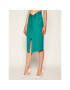 Guess Fustă midi Galene W0YD78 WCUK0 Verde Regular Fit - Pled.ro