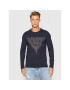 Guess Longsleeve M1YI68 J1311 Bleumarin Slim Fit - Pled.ro