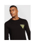 Guess Longsleeve M2BI42 J1314 Negru Slim Fit - Pled.ro