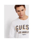 Guess Longsleeve Singboard M2RI28 J1311 Alb Slim Fit - Pled.ro