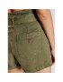 Guess Pantalon scurți din material Janna W1GD0D WDP82 Verde Regular Fit - Pled.ro