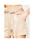 Guess Pantalon scurți din material Jayne W02D30 WCRT1 Bej Regular Fit - Pled.ro