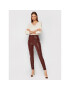 Guess Pantaloni din imitație de piele Priscilla W1BB08 WE5V0 Maro Extra Slim Fit - Pled.ro