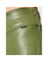 Guess Pantaloni din imitație de piele Priscilla W1RB25 WBG60 Verde Slim Fit - Pled.ro