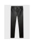 Guess Pantaloni din imitație de piele J2YB16 WERD0 Negru Slim Fit - Pled.ro