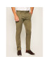 Guess Pantaloni din material Daniel M02B29 WCRJ1 Verde Skinny Fit - Pled.ro