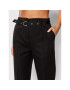 Guess Pantaloni din material Egle W1BB14 W5D20 Negru Regular Fit - Pled.ro