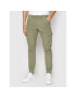 Guess Pantaloni din material New Combat M2RB17 WEDW1 Verde Slim Fit - Pled.ro