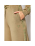 Guess Pantaloni din material Scuba O1RA57 K7UW0 Verde Oversize - Pled.ro