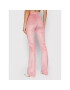 Guess Pantaloni din material W1BA63 WE5Y0 Roz Flare Fit - Pled.ro